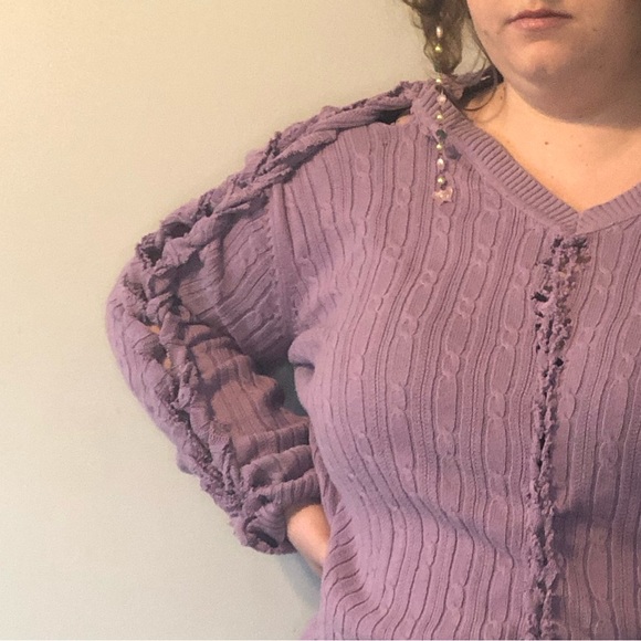 Purple Fairycore Custom Long Sleeve - Picture 5 of 8